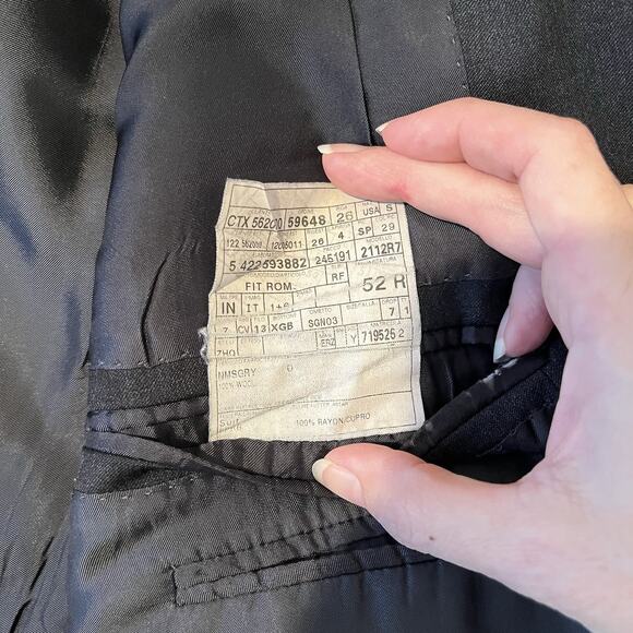 Ermenegildo Zegna Multiseason Blazer 42R (52) Italy Sport Coat Wool Gray READ - Picture 13 of 15